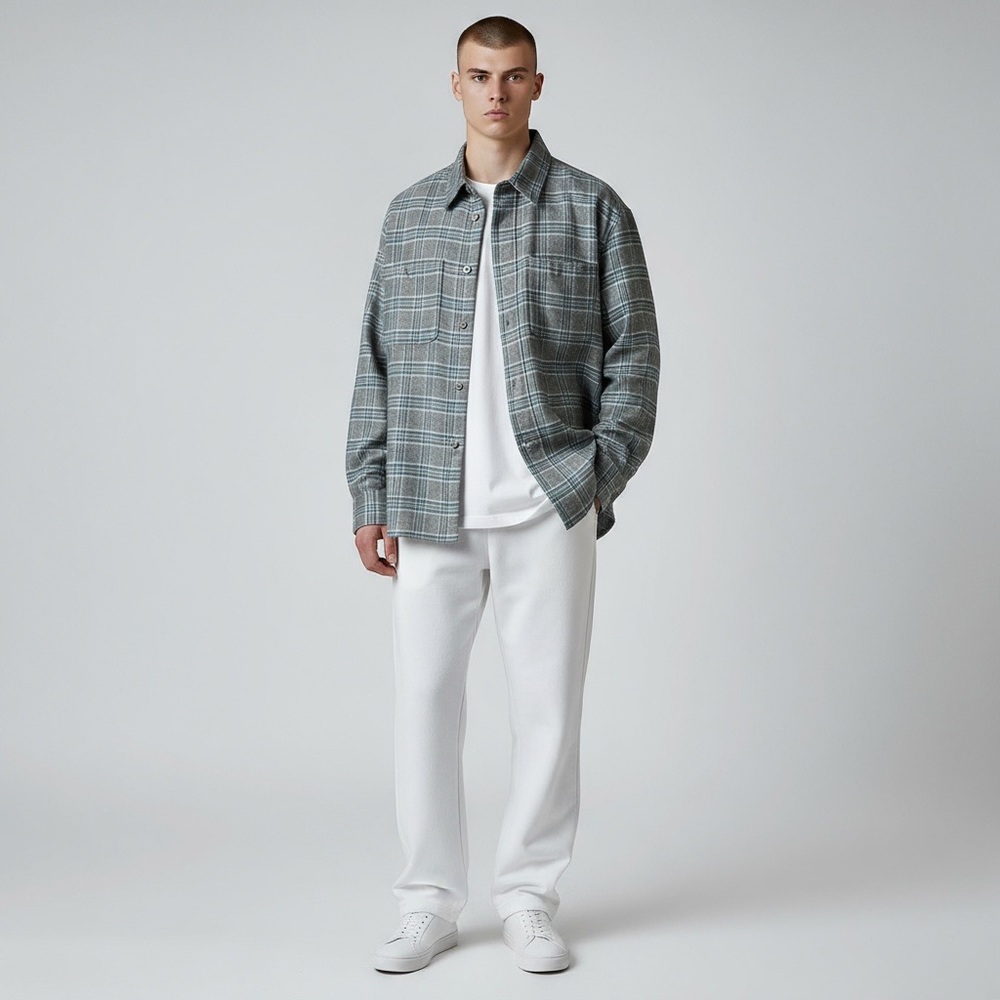 Silversilk Plaid‎ Button Down Shirt